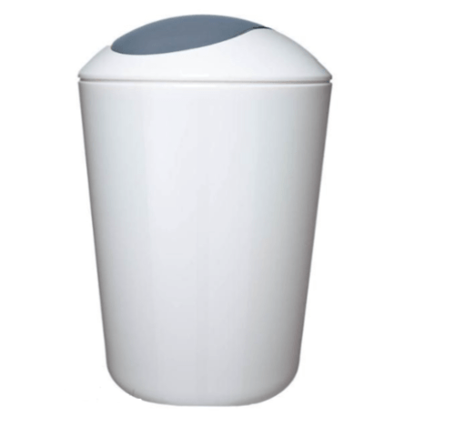 Odpadkový koš volně stojící Kleine Wolke Glossy 5 l sněhově bílá 5063114858 NO BRAND