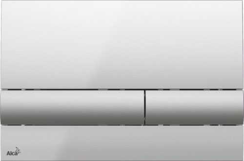 Ovládací tlačítko Alcaplast plast chrom lesk M1713 Alcaplast