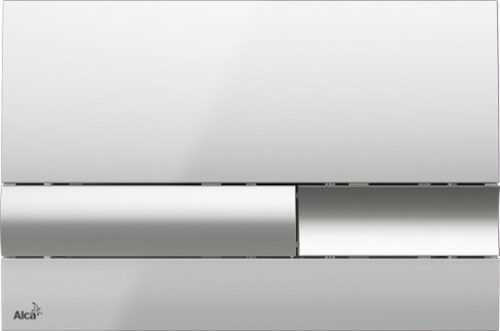 Ovládací tlačítko Alcaplast plast chrom lesk M1741 Alcaplast