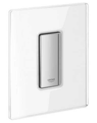 Ovládací tlačítko Grohe Skate Cosmopolitan sklo měsíční bílá 38846LS0 Grohe