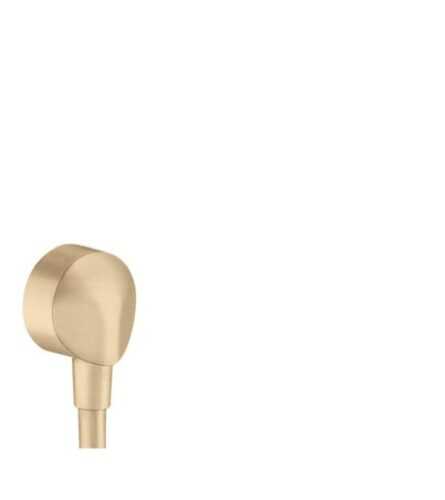 Podomítkový vývod Hansgrohe Fixfit na stěnu kartáčovaný bronz 27454140 Hansgrohe