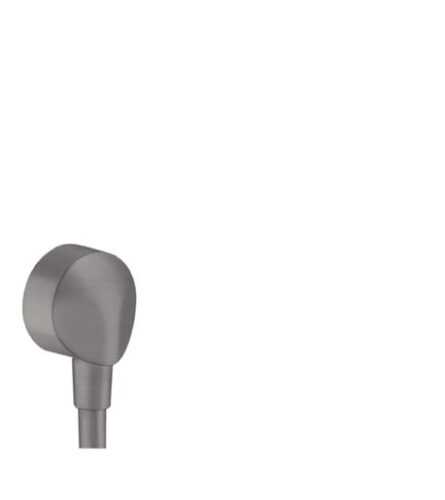 Podomítkový vývod Hansgrohe Fixfit na stěnu kartáčovaný černý chrom 27454340 Hansgrohe