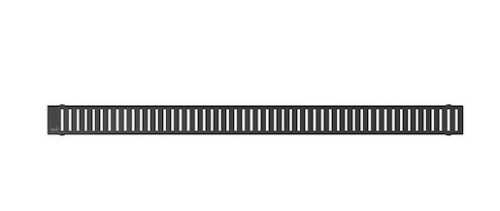 Rošt Alcaplast 115 cm nerez černá mat zebra PURE-1150BLACK Alcaplast