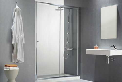 STEP dvojdílné posu dveře 110x195cm tran NO BRAND