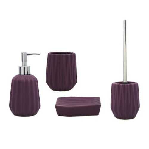 Sada koupelnových doplňků SOLANA fialová