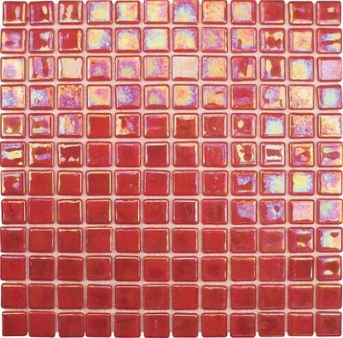 Skleněná mozaika Mosavit Acquaris červená 30x30 cm lesk ACQUARISPA Mosavit