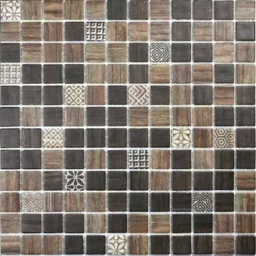 Skleněná mozaika Mosavit Forest sueves 30x30 cm mat FORESTSU Mosavit