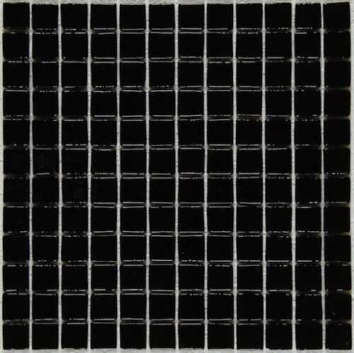 Skleněná mozaika Mosavit Monocolores negro 30x30 cm lesk MC901 Mosavit
