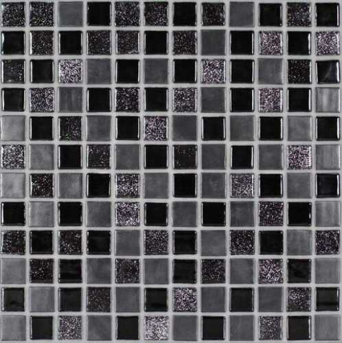 Skleněná mozaika Mosavit Moondance negro 30x30 cm mat / lesk MOONDANCENE Mosavit