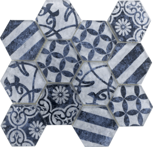 Skleněná mozaika Premium Mosaic azul 26x30 cm mat PATCHWORK73AZ Premium Mosaic