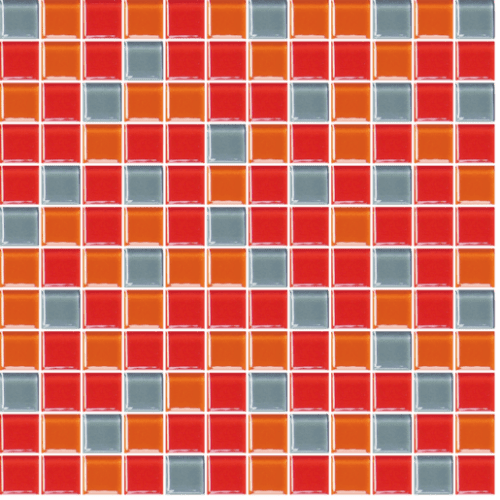 Skleněná mozaika Premium Mosaic vícebarevná 30x30 cm lesk MOS25MIX3 Premium Mosaic