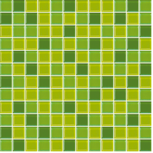 Skleněná mozaika Premium Mosaic zelená 30x30 cm lesk MOS25MIX4 Premium Mosaic