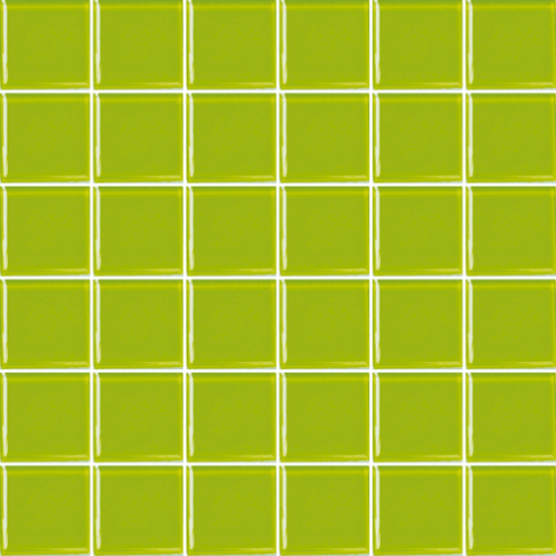 Skleněná mozaika Premium Mosaic zelená 31x31 cm lesk MOS50PI Premium Mosaic