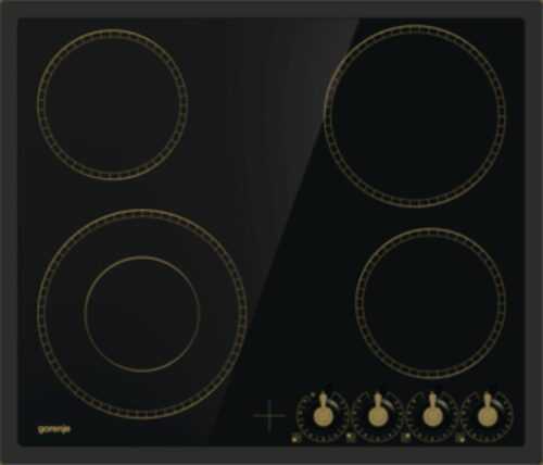 Sklokeramická varná deska Gorenje černá EC642CLB Gorenje