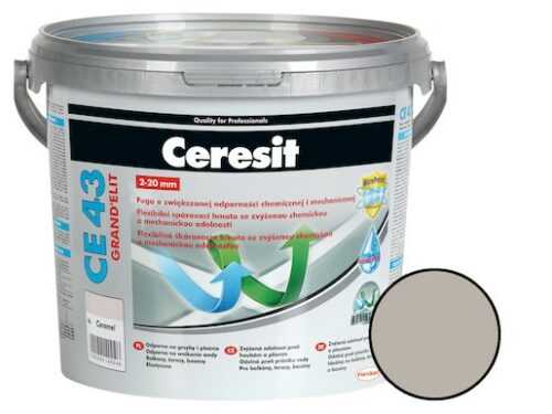 Spárovací hmota Ceresit CE 43 šedá 5 kg CG2WA CE43507 Ceresit