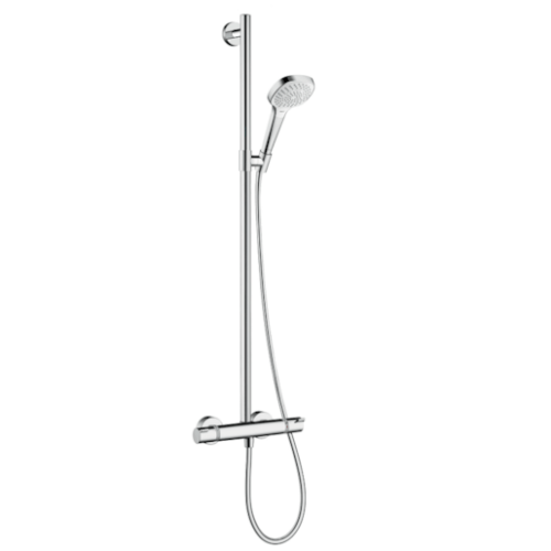 Sprchová baterie Hansgrohe Croma Select E se sprchovým setem 150 mm bílá/chrom 27248400 Hansgrohe