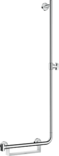 Sprchová tyč Hansgrohe Unica s mýdlenkou bílá/chrom 26404400 Hansgrohe