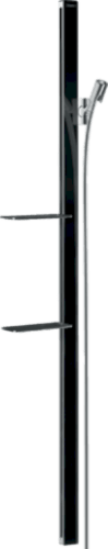 Sprchová tyč Hansgrohe Unica se sprchovou hadicí černá/chrom 27645600 Hansgrohe