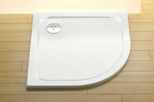 Sprchová vanička čtvrtkruhová Ravak Chrome 80x80 cm litý mramor XA244401010 Ravak