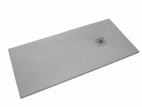 Sprchová vanička obdélníková Siko Stone 120x90 cm litý mramor gris SIKOSTONE12090SGR SIKO