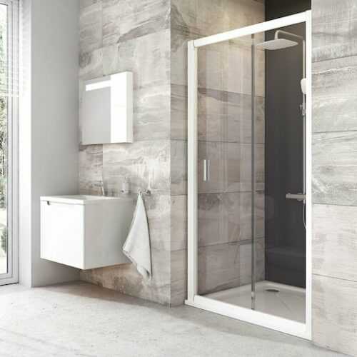 Sprchové dveře 100x190 cm Ravak Blix bílá 0PVA0100Z1 Ravak