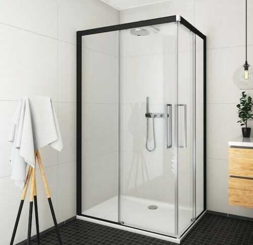 Sprchové dveře 100x205 cm pravá Roth Exclusive Line černá matná 560-100000P-05-02 Roth