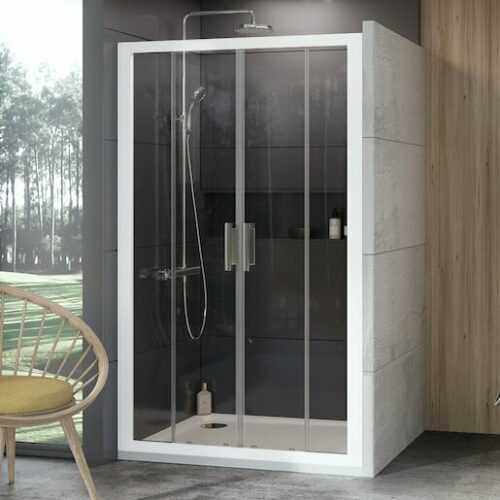Sprchové dveře 110x190 cm Ravak 10° bílá 0ZKL0100Z1 Ravak