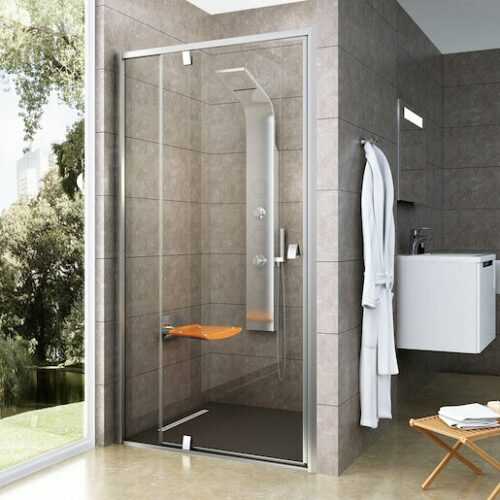 Sprchové dveře 110x190 cm Ravak Pivot chrom matný 03GD0U00Z1 Ravak