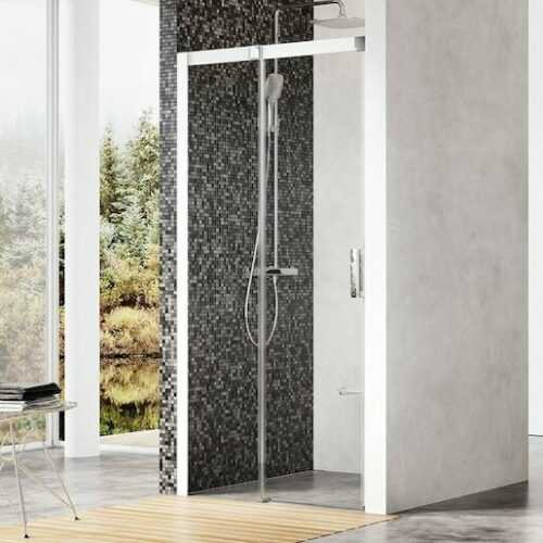 Sprchové dveře 120x195 cm levá Ravak Matrix bílá 0WLG0100Z1 Ravak