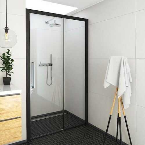 Sprchové dveře 130x205 cm pravá Roth Exclusive Line černá matná 565-130000P-05-02 Roth