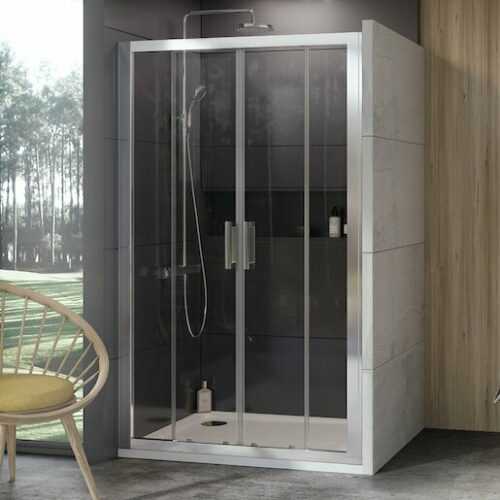 Sprchové dveře 150x190 cm Ravak 10° chrom matný 0ZKP0U00Z1 Ravak