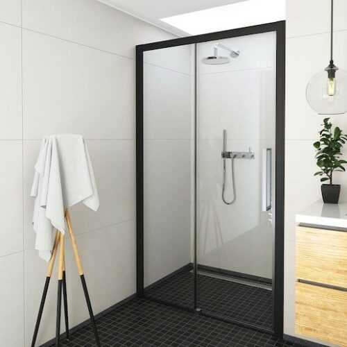 Sprchové dveře 150x205 cm levá Roth Exclusive Line černá matná 564-150000L-05-02 Roth