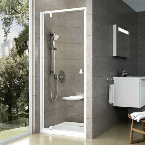 Sprchové dveře 80x190 cm Ravak Pivot bílá 03G40100Z1 Ravak