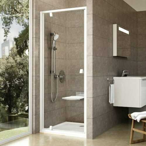 Sprchové dveře 80x190 cm Ravak Pivot bílá 03G40101Z1 Ravak
