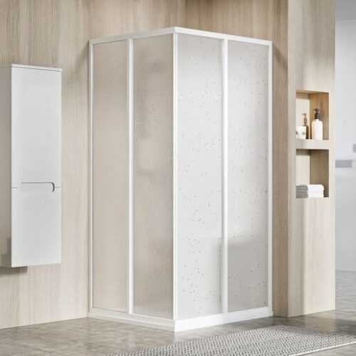 Sprchové dveře 90x185 cm Ravak Supernova bílá 14V7010211 Ravak