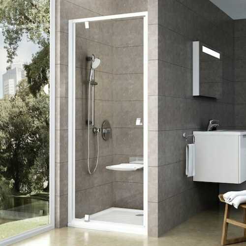 Sprchové dveře 90x190 cm Ravak Pivot bílá 03G70100Z1 Ravak