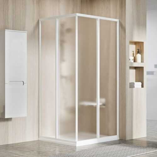 Sprchový kout 80x185 cm Ravak Supernova bílá 14V40102ZG Ravak