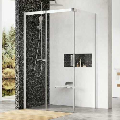 Sprchový kout 80x195 cm levá Ravak Matrix chrom lesklý 0WLD4C00Z1 Ravak