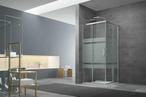 Sprchový kout čtverec 90x90x190 cm Swiss Aqua Technologies TEX chrom lesklý SIKOTEXQ90CRS Swiss Aqua Technologies