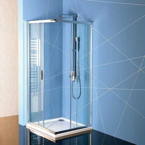 Sprchový kout čtverec 90x90x200 cm Polysan EASY chrom lesklý EL5115 Polysan