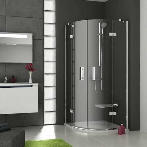 Sprchový kout čtvrtkruh 80x80x190 cm Ravak Smartline chrom lesklý 3S244A00Y1 Ravak