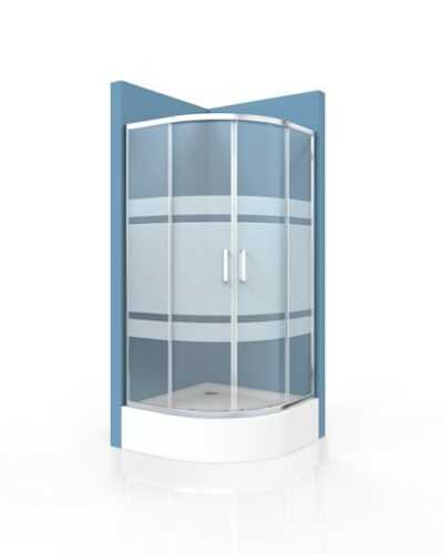 Sprchový kout čtvrtkruh 90x90x170 cm Swiss Aqua Technologies TEX chrom lesklý SIKOTEXS90CRS170 Swiss Aqua Technologies