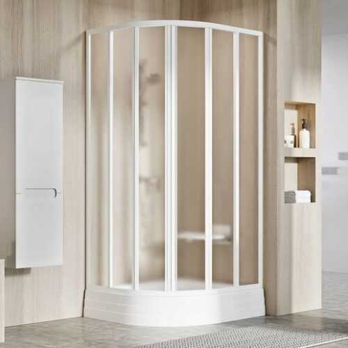 Sprchový kout čtvrtkruh 90x90x185 cm Ravak Supernova bílá 32070100ZG Ravak