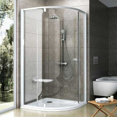 Sprchový kout čtvrtkruh 90x90x190 cm Ravak Pivot bílá 37677101Z1 Ravak