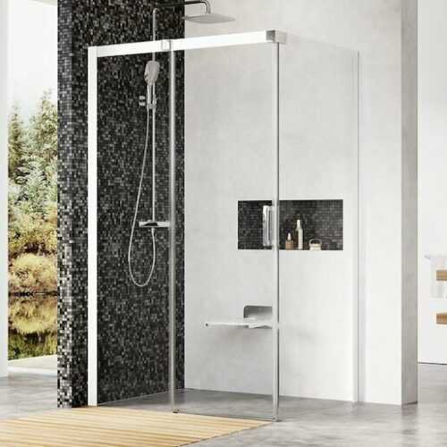 Sprchový kout obdélník 80x195 cm levá Ravak Matrix bílá 0WLD4100Z1 Ravak