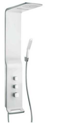 Sprchový panel Hansgrohe Raindance na stěnu s termostatickou baterií bílá/chrom 27008400 Hansgrohe