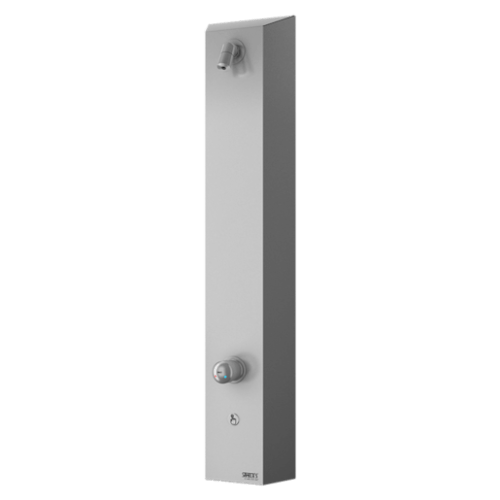 Sprchový panel Sanela na stěnu s vypínačem nerez SLSN02P Sanela