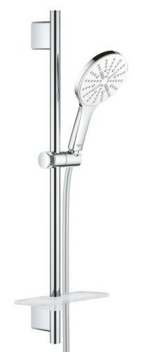 Sprchový set Grohe RAINSHOWER SmartActive na stěnu s poličkou měsíční bílá 26577LS0 Grohe