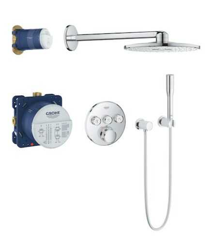 Sprchový systém Grohe Grohtherm SmartControl s termostatickou baterií chrom 34705000 Grohe