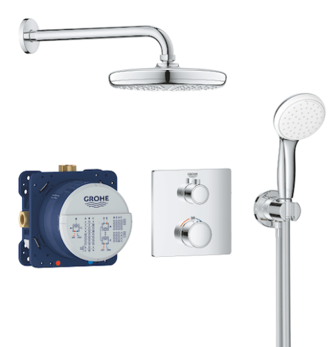 Sprchový systém Grohe Grohtherm včetně podomítkového tělesa chrom 34729000 Grohe